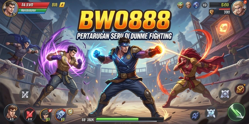 Screenshot menampilkan aksi seru dari gameplay Fighting di BWO888.