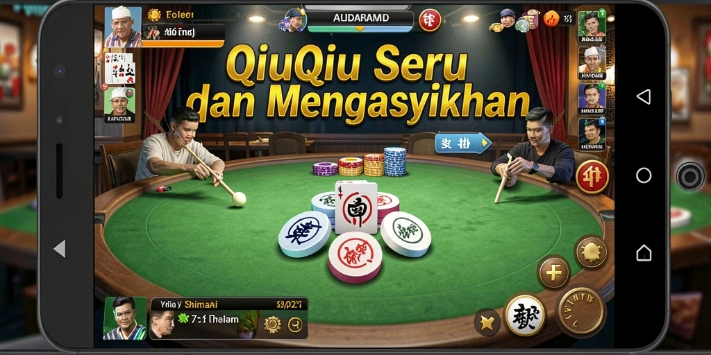 Tampilan gameplay QiuQiu yang mendebarkan dan interaktif.