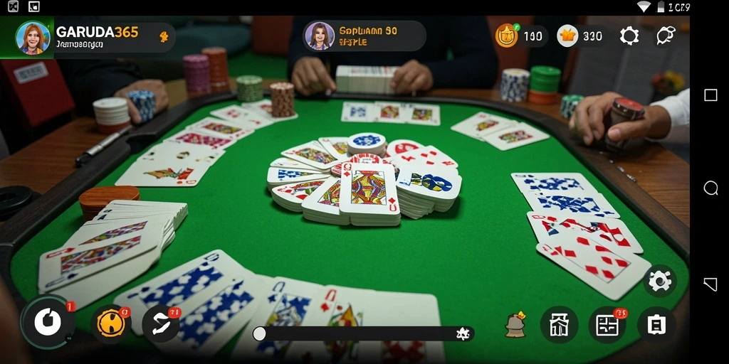 Tampilan gameplay seru dalam GARUDA365 dengan desain yang menawan.