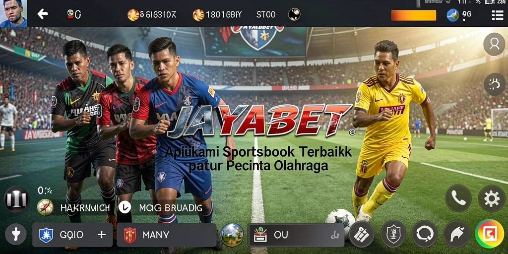 Tampilan screenshot JAYABET yang menunjukkan fitur Sportsbook.