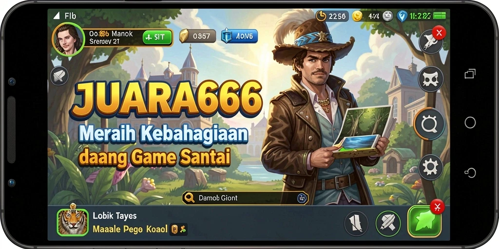Tampilan gameplay JUARA666 yang seru dan menghibur.