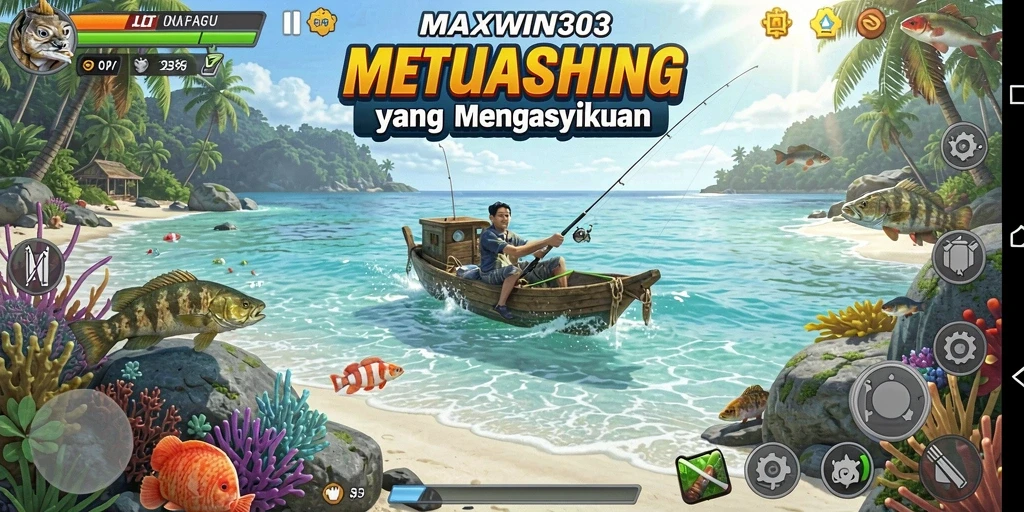 Tampilan gameplay yang menarik dalam MAXWIN303 dengan pengalaman memancing yang seru.