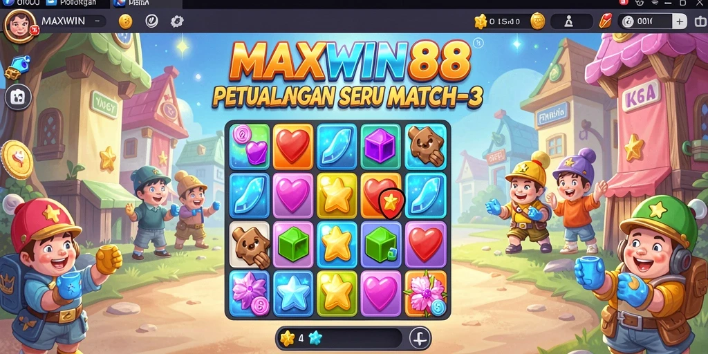Gameplay seru dan penuh warna di MAXWIN88.