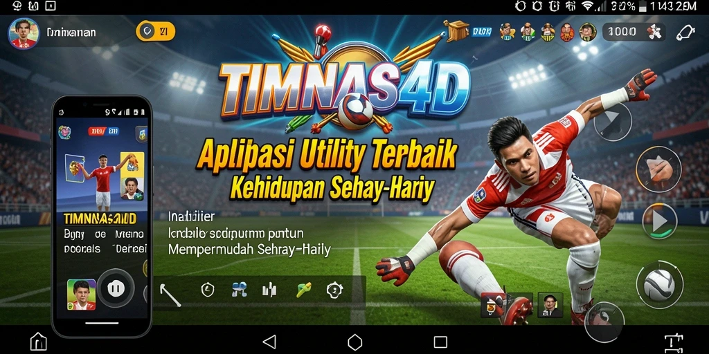 Tampilan antarmuka utama TIMNAS4D yang intuitif dan menarik.