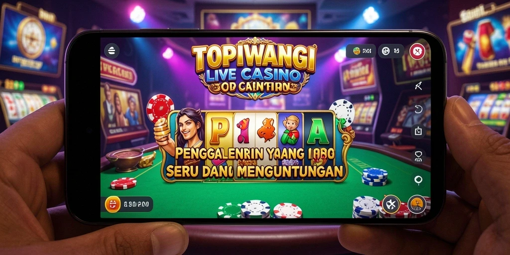 Gameplay seru dengan dealer langsung di TOPIWANGI.
